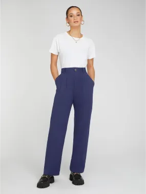 Cinnamon Relaxed Trousers in Navy