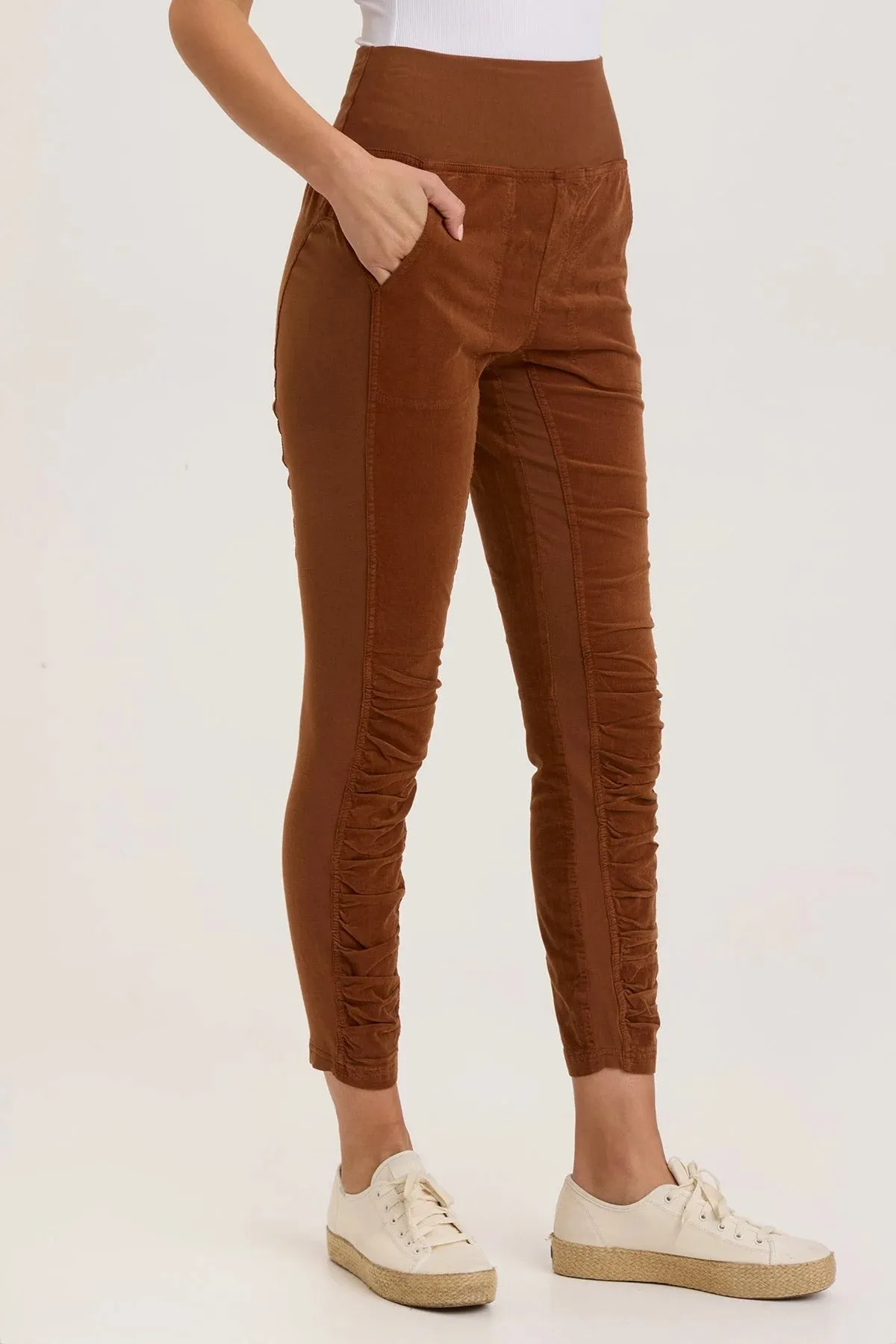 Cord Penny Legging - Russet Pigment