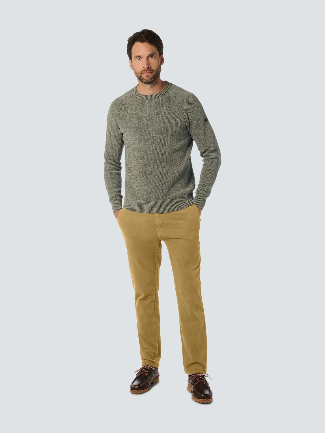 Corduroy Pants with Twill Weave: Timeless Style and Comfort | Khaki