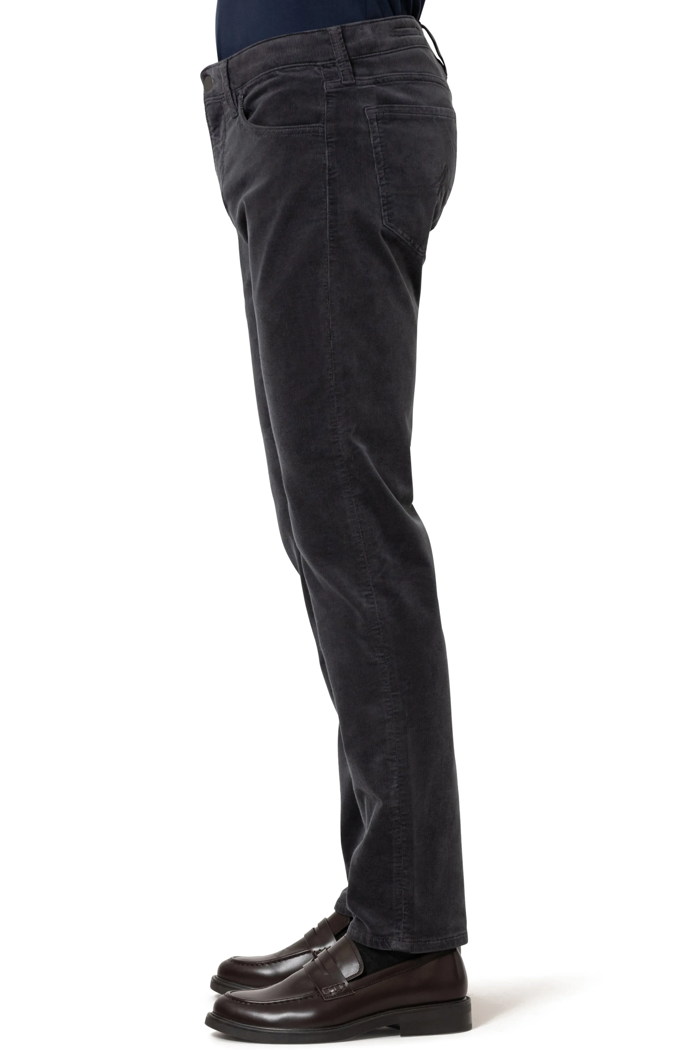 Courage Straight Leg in Charcoal Corduroy