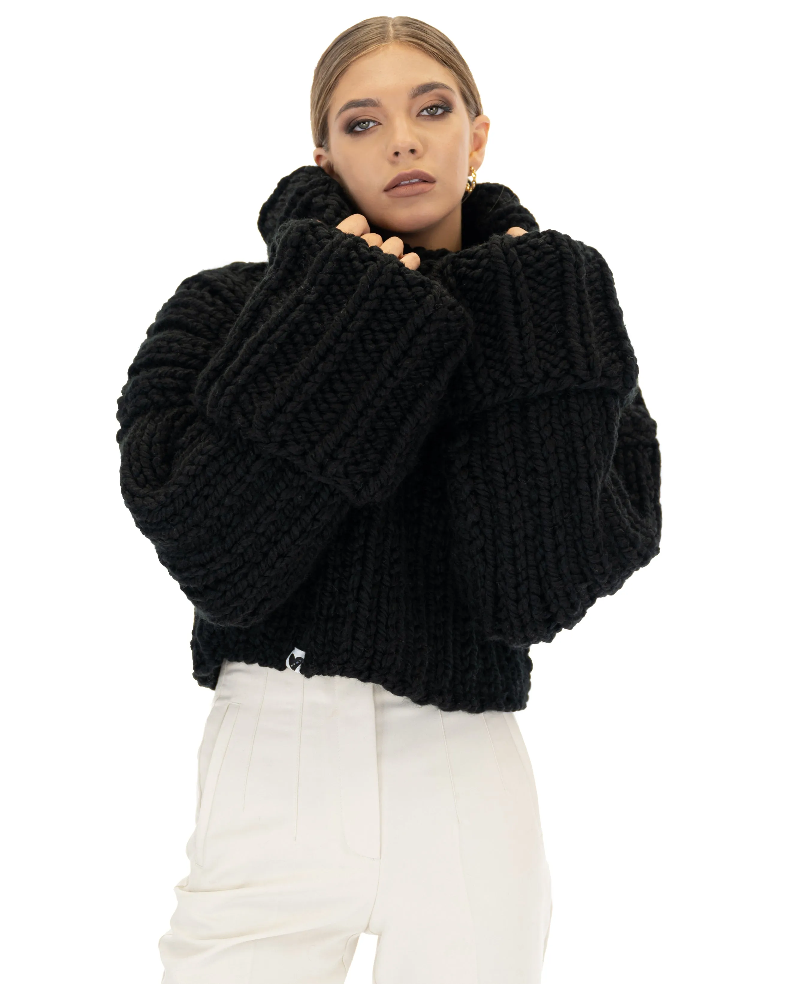 Crop Turtle Neck Jumper