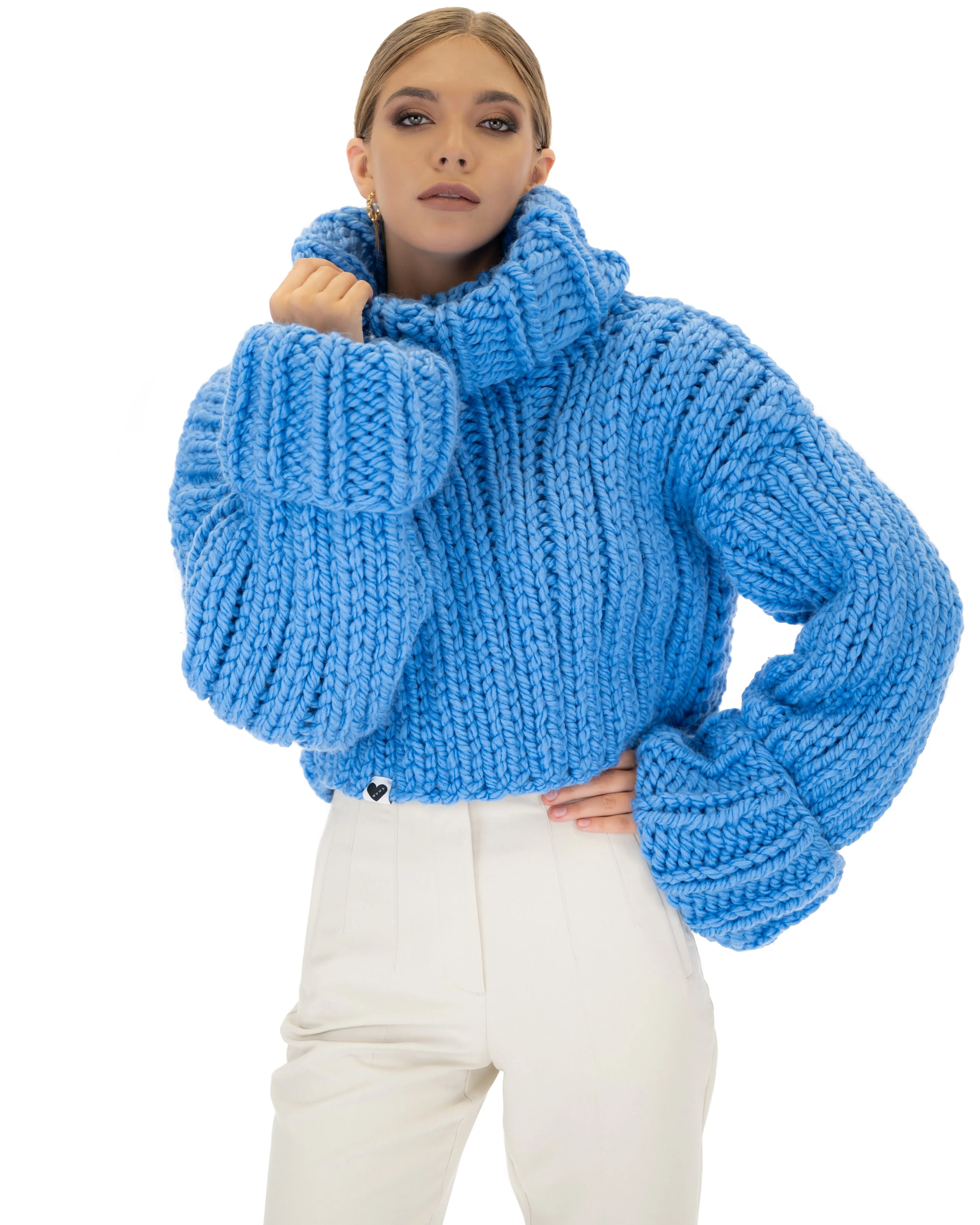 Crop Turtle Neck Jumper