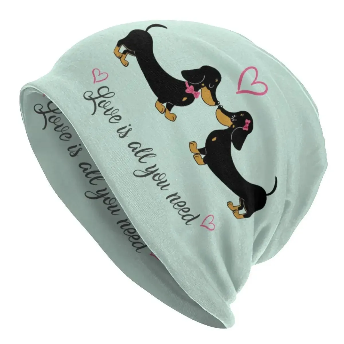 Cute Dachshund Unisex Slouchy Beanie