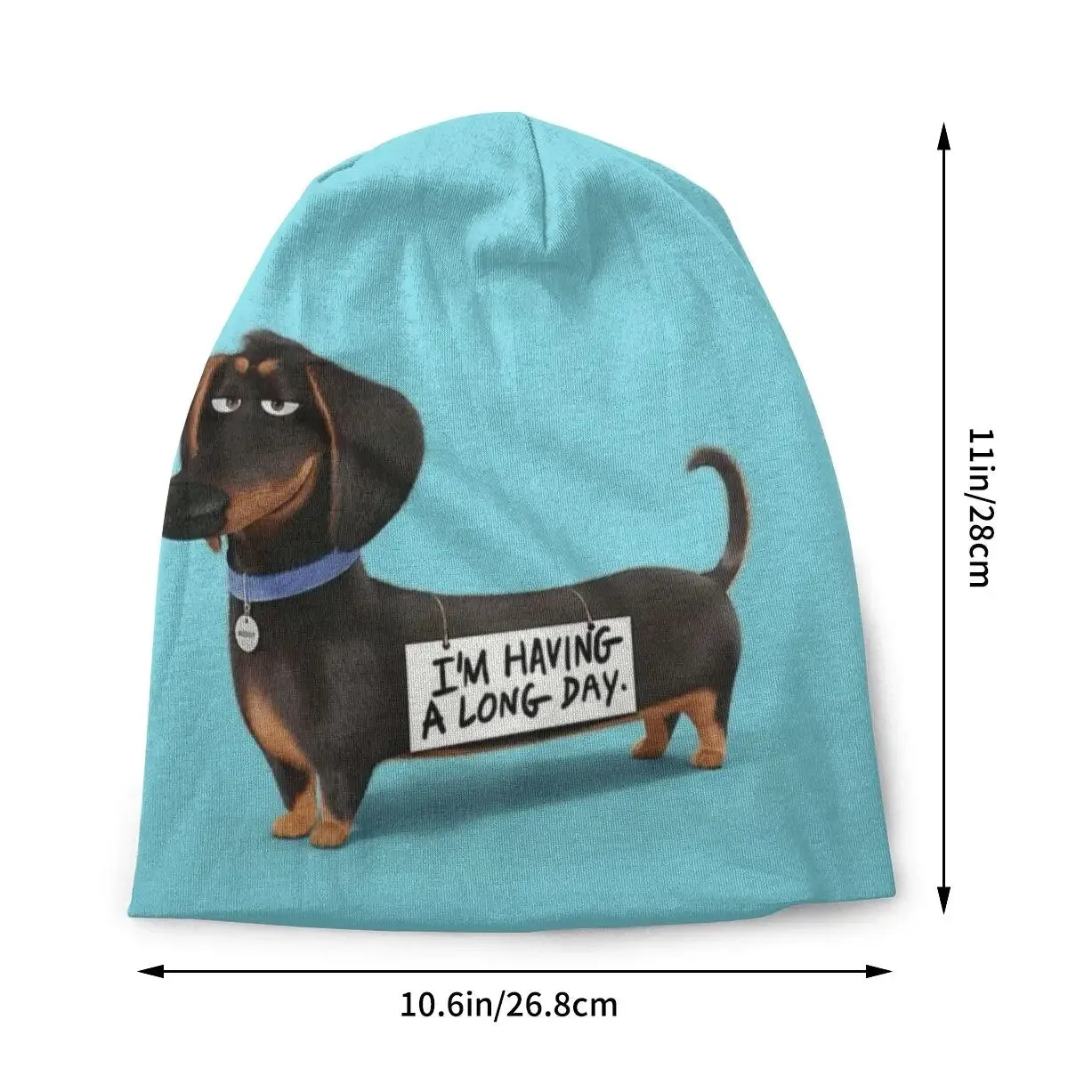 Cute Dachshund Unisex Slouchy Beanie