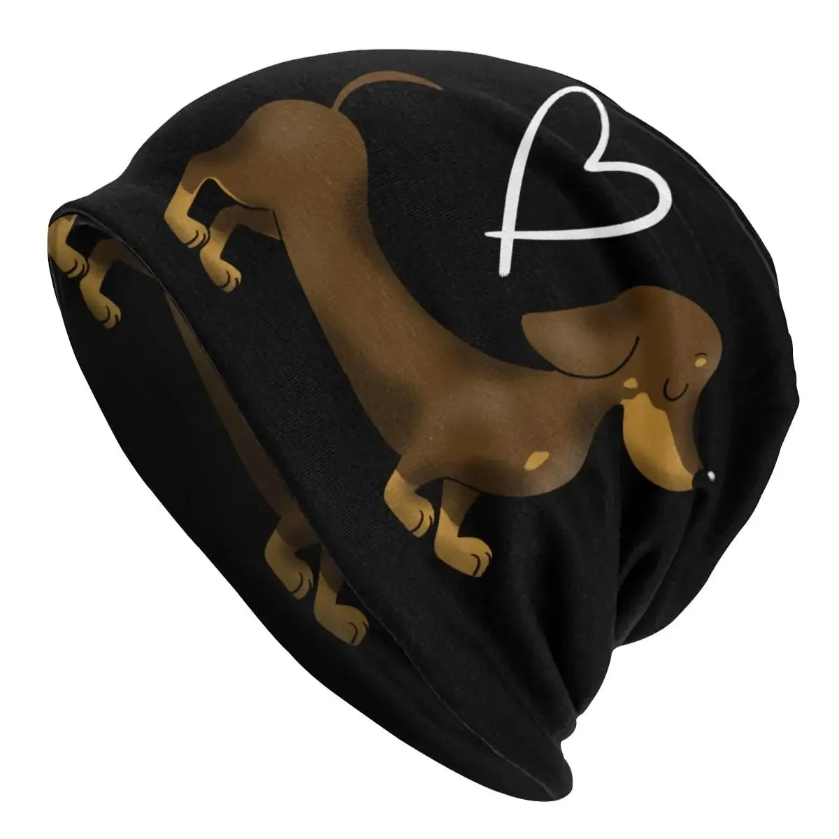 Cute Dachshund Unisex Slouchy Beanie