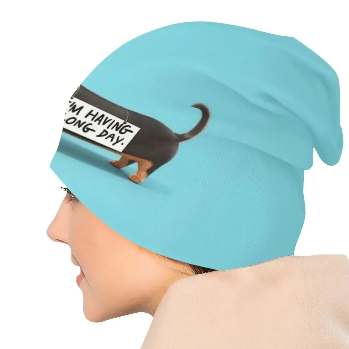 Cute Dachshund Unisex Slouchy Beanie