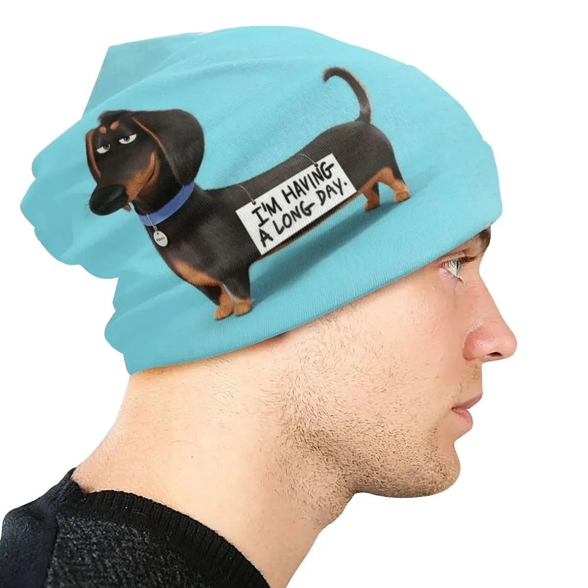 Cute Dachshund Unisex Slouchy Beanie