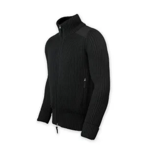 CWO Full Zip Sweater - Heather Black