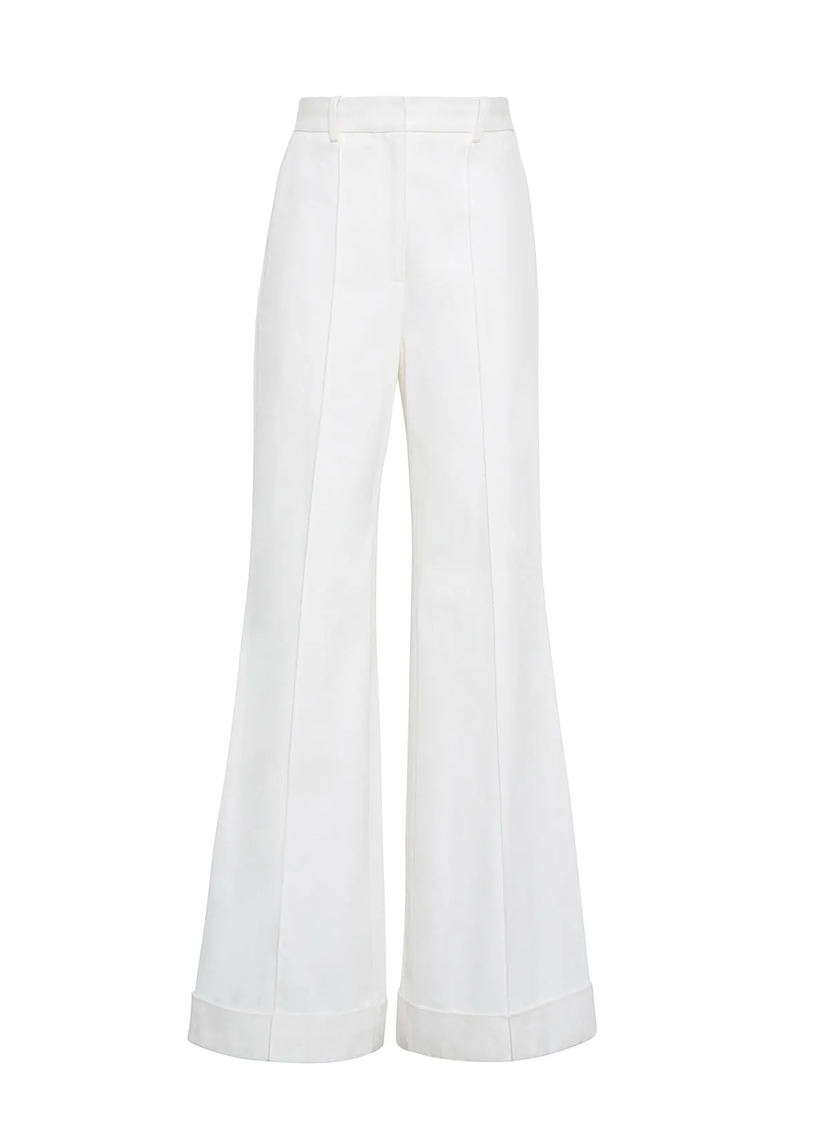 deeda pant in white denim