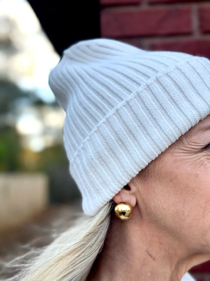 Dream Thread Knit Beanie - Ivory