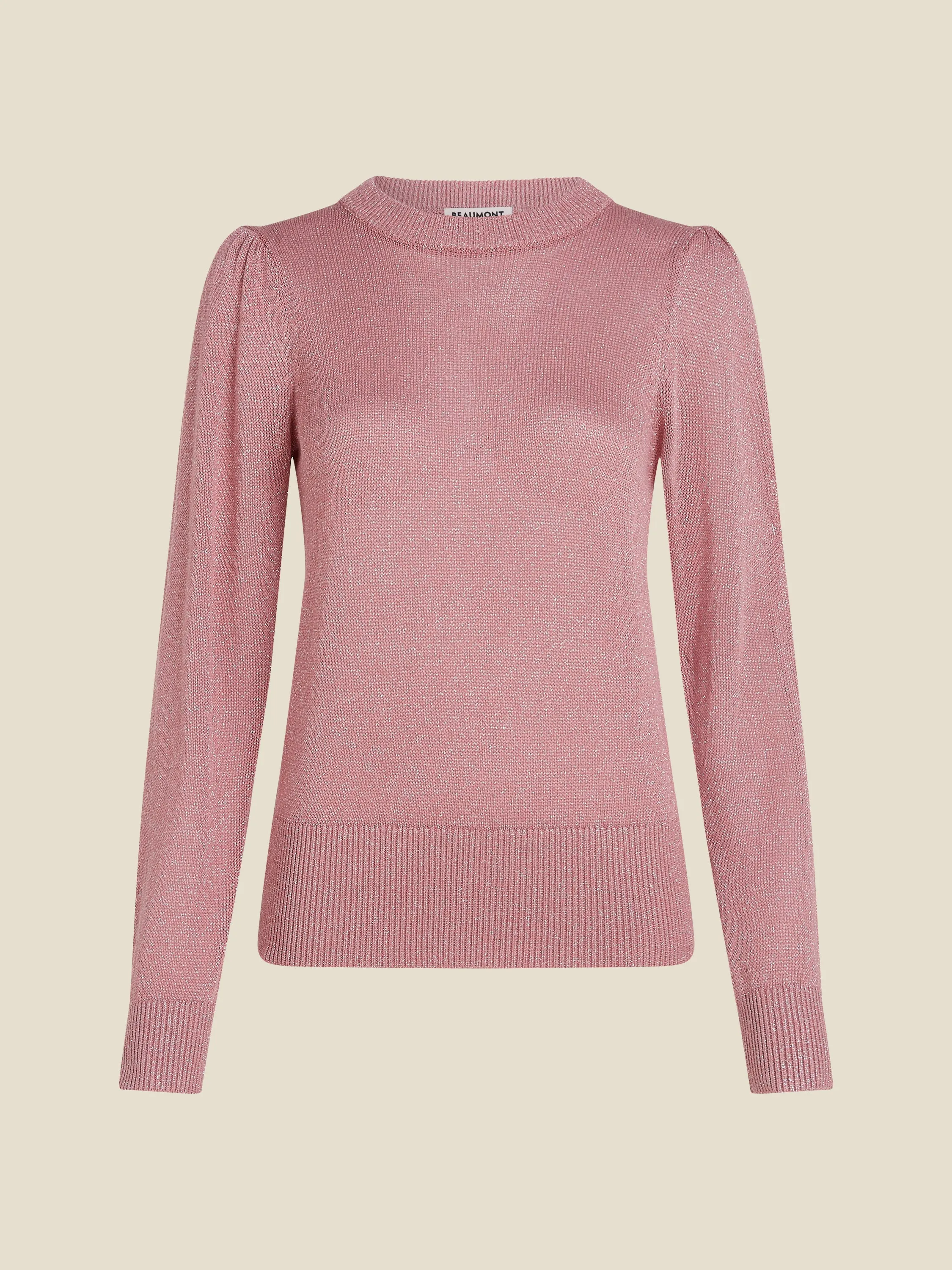 Duke pullover - Wild rose lurex