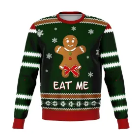 Eat Me Gingerbread Funny Ugly Christmas Sweater