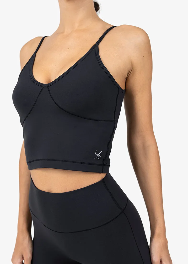 Elevate Life Longline Bra Black