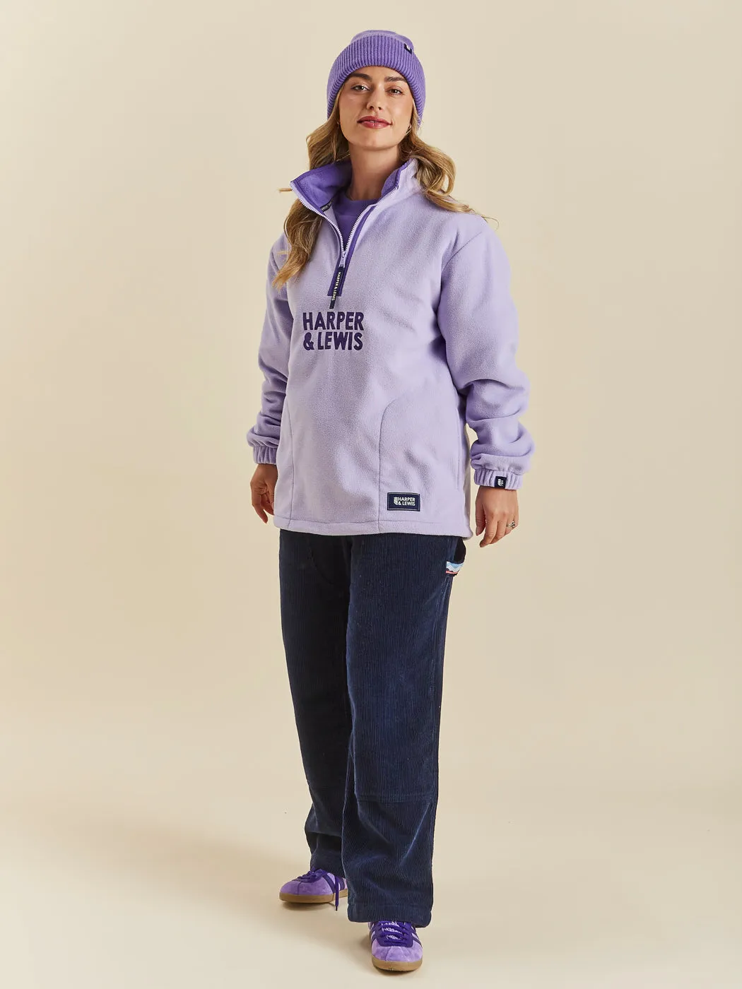 Elsa 1/4 Zip Fleece Lavender