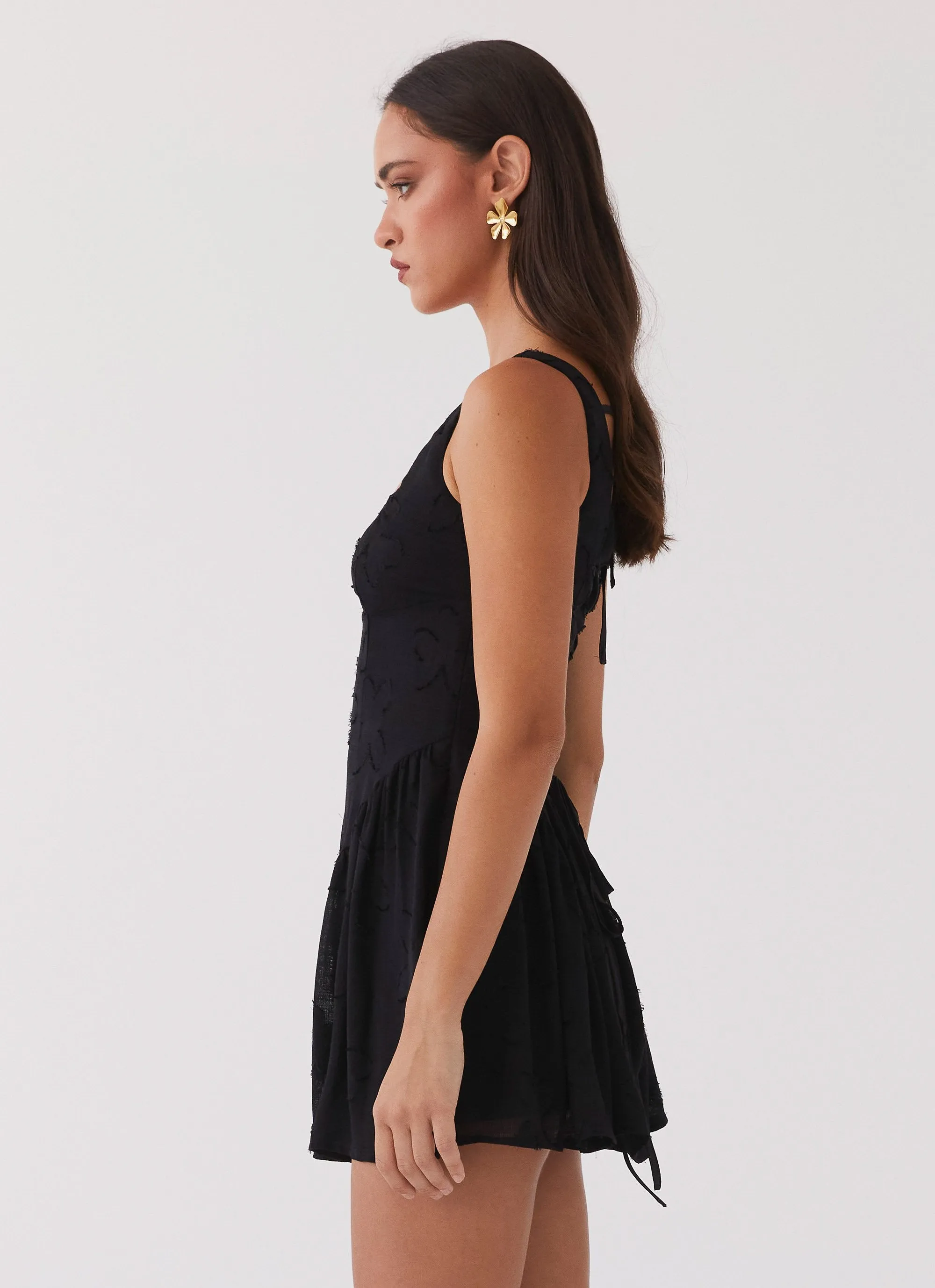 Evelyn Mini Dress - Black