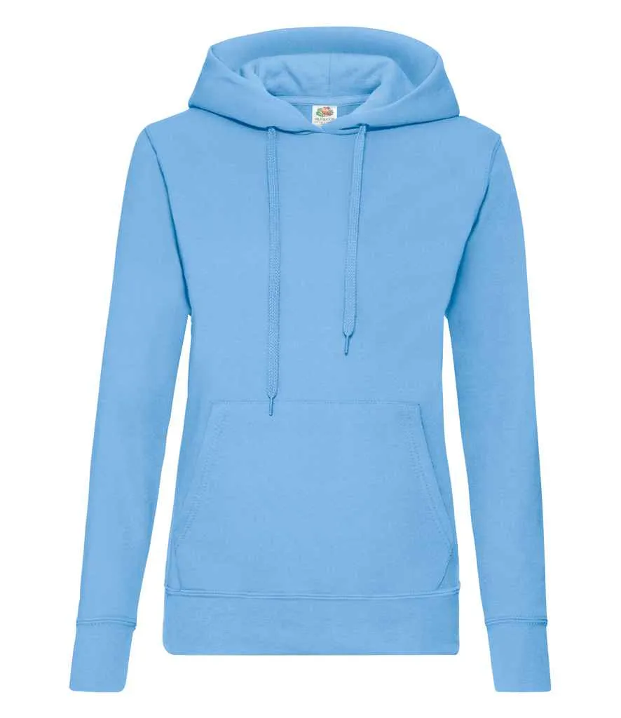 Fruit of the Loom Classic Hooded Sweatshirt (Ladies) - Bright Colours