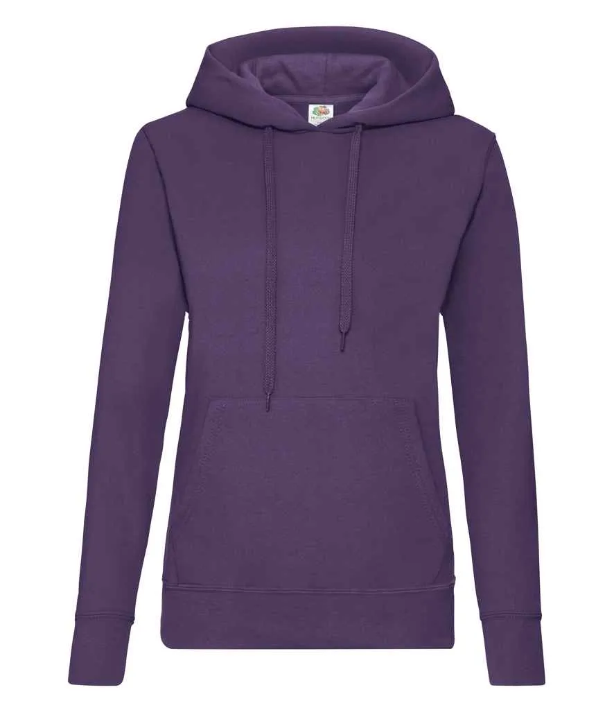 Fruit of the Loom Classic Hooded Sweatshirt (Ladies) - Bright Colours