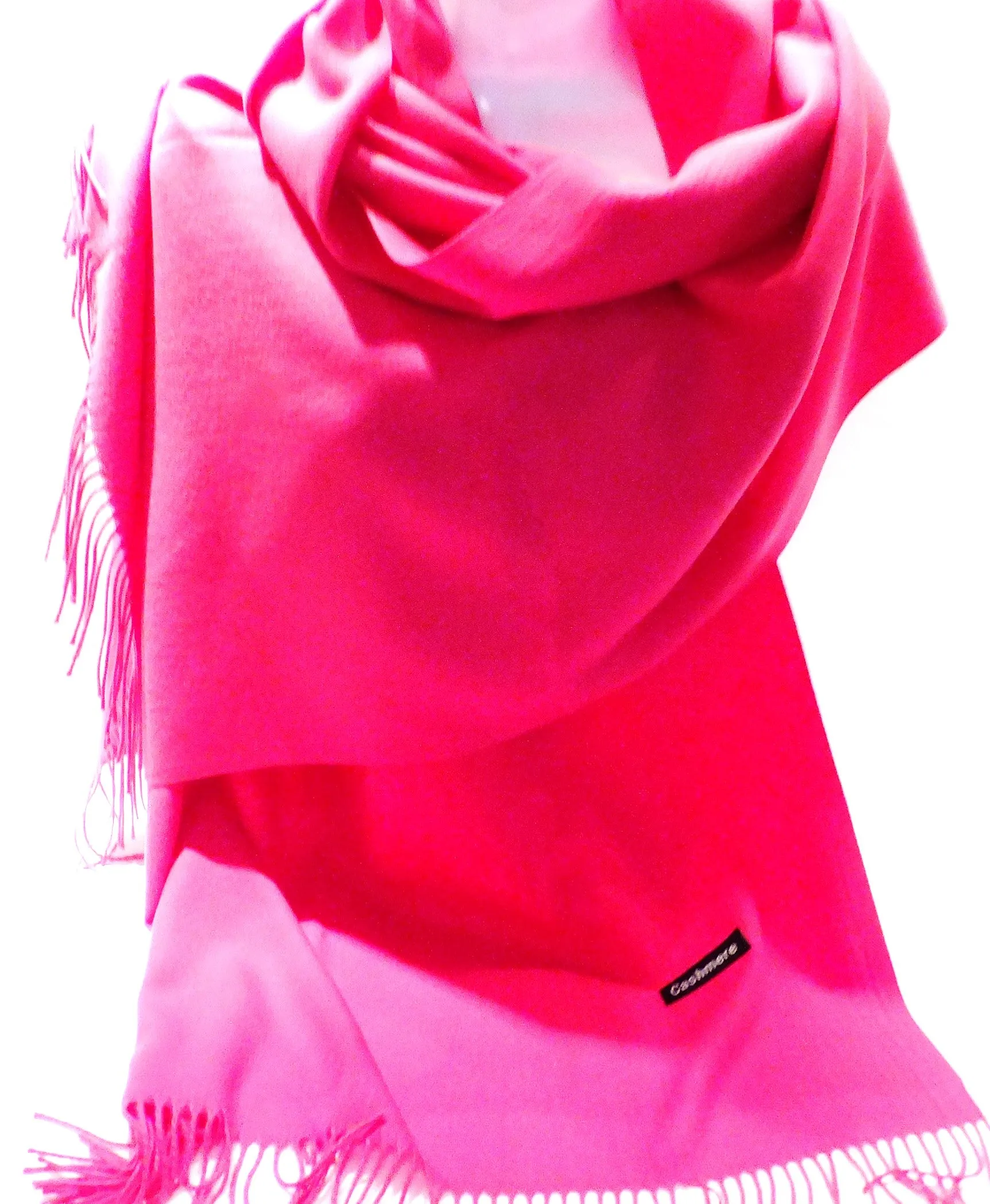 Fuchsia Cashmere Scarf For Women