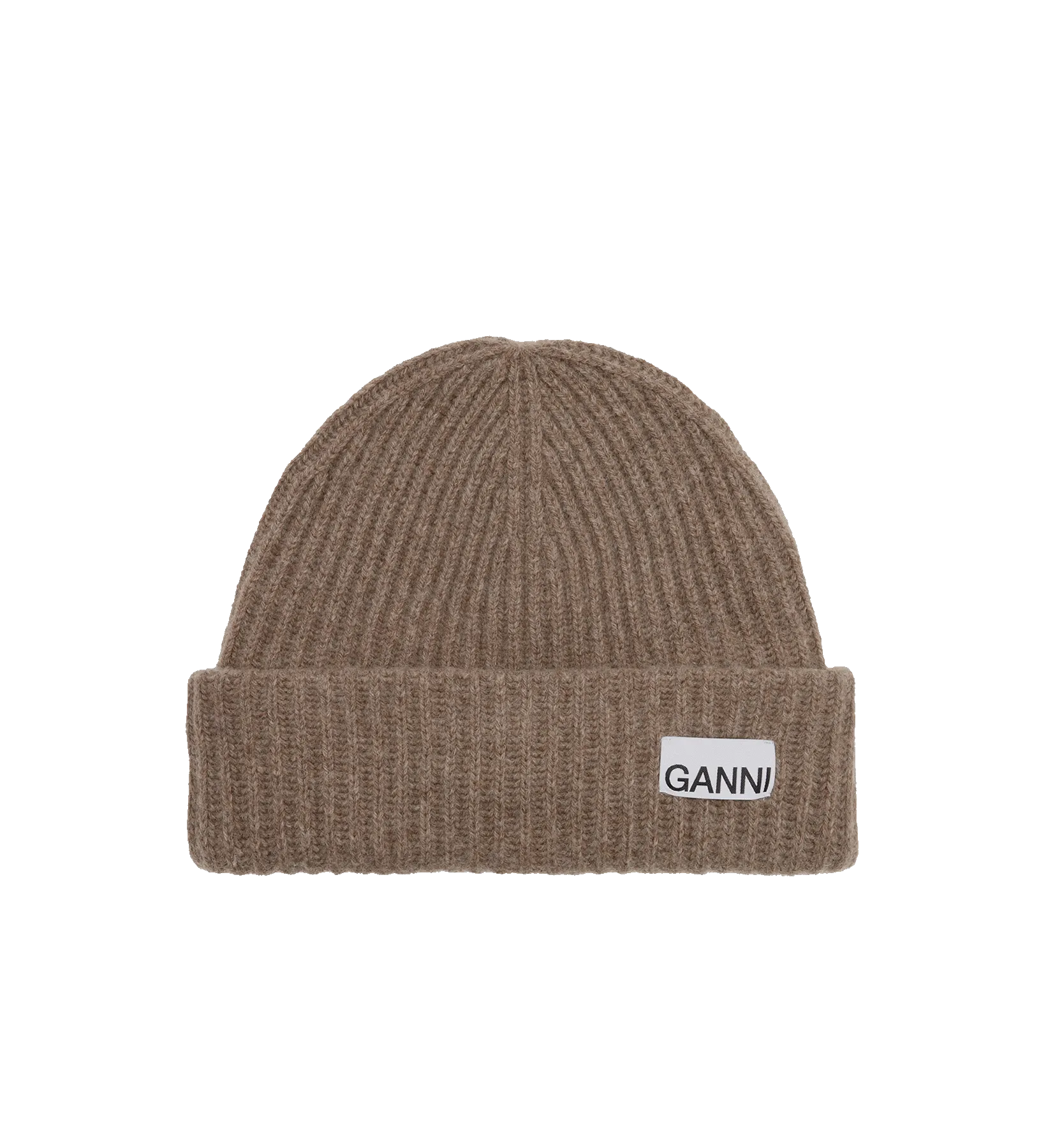 GANNI Structured Rib Beanie