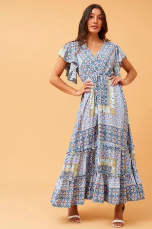 GEMALLA BOHO FLORAL MAXI DRESS