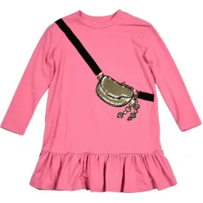 Girls Coral Pink Dress