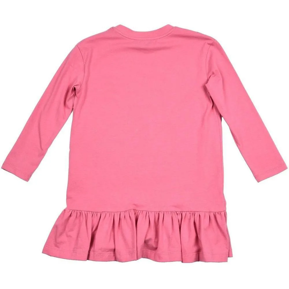 Girls Coral Pink Dress