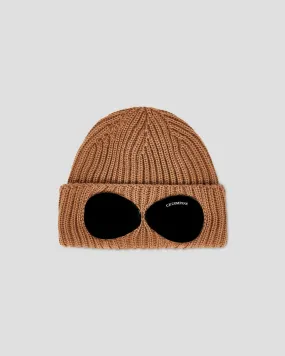 Goggle Beanie - Bronze Brown