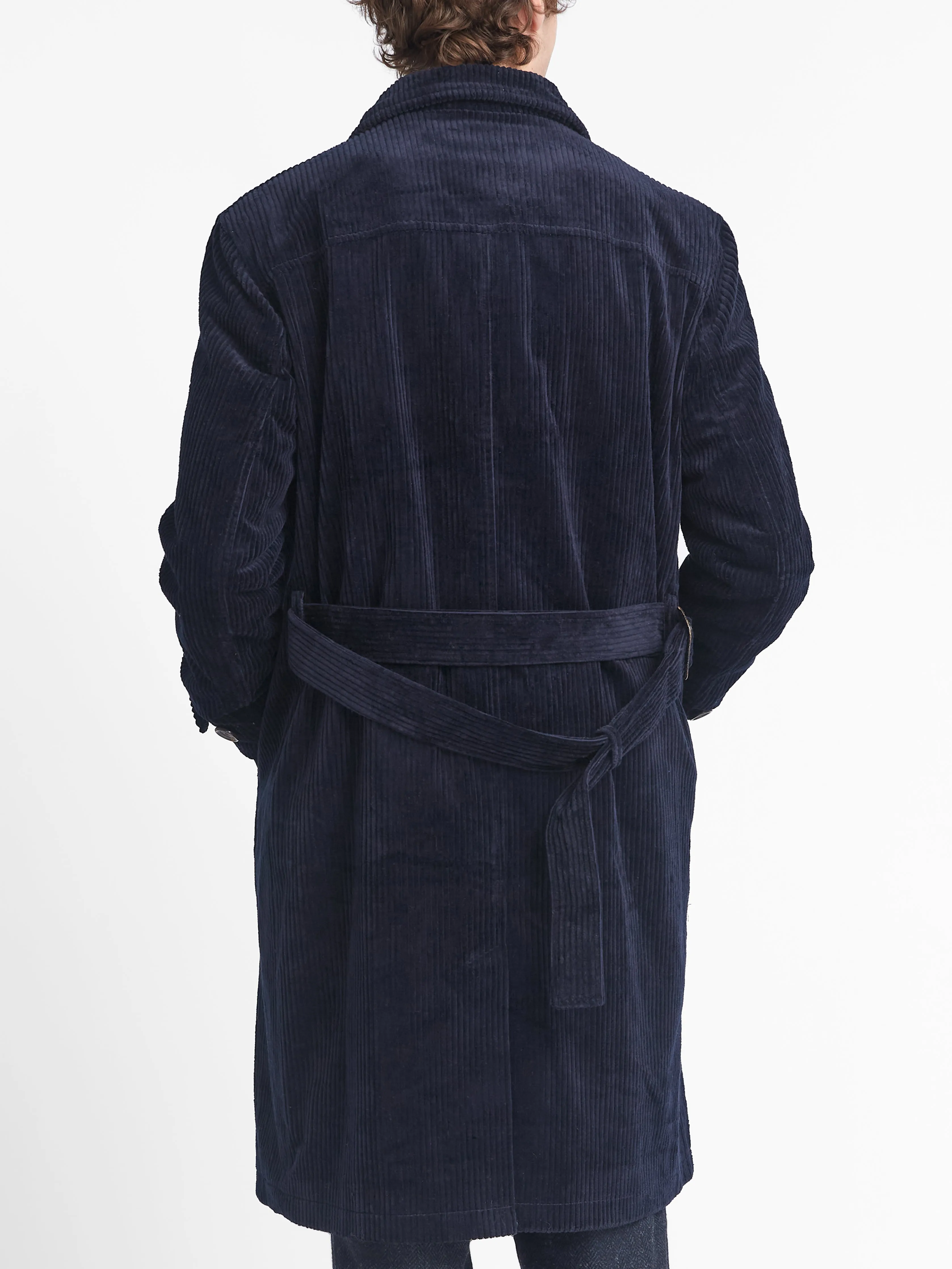 Grandpa Coat Melrose Cord Navy