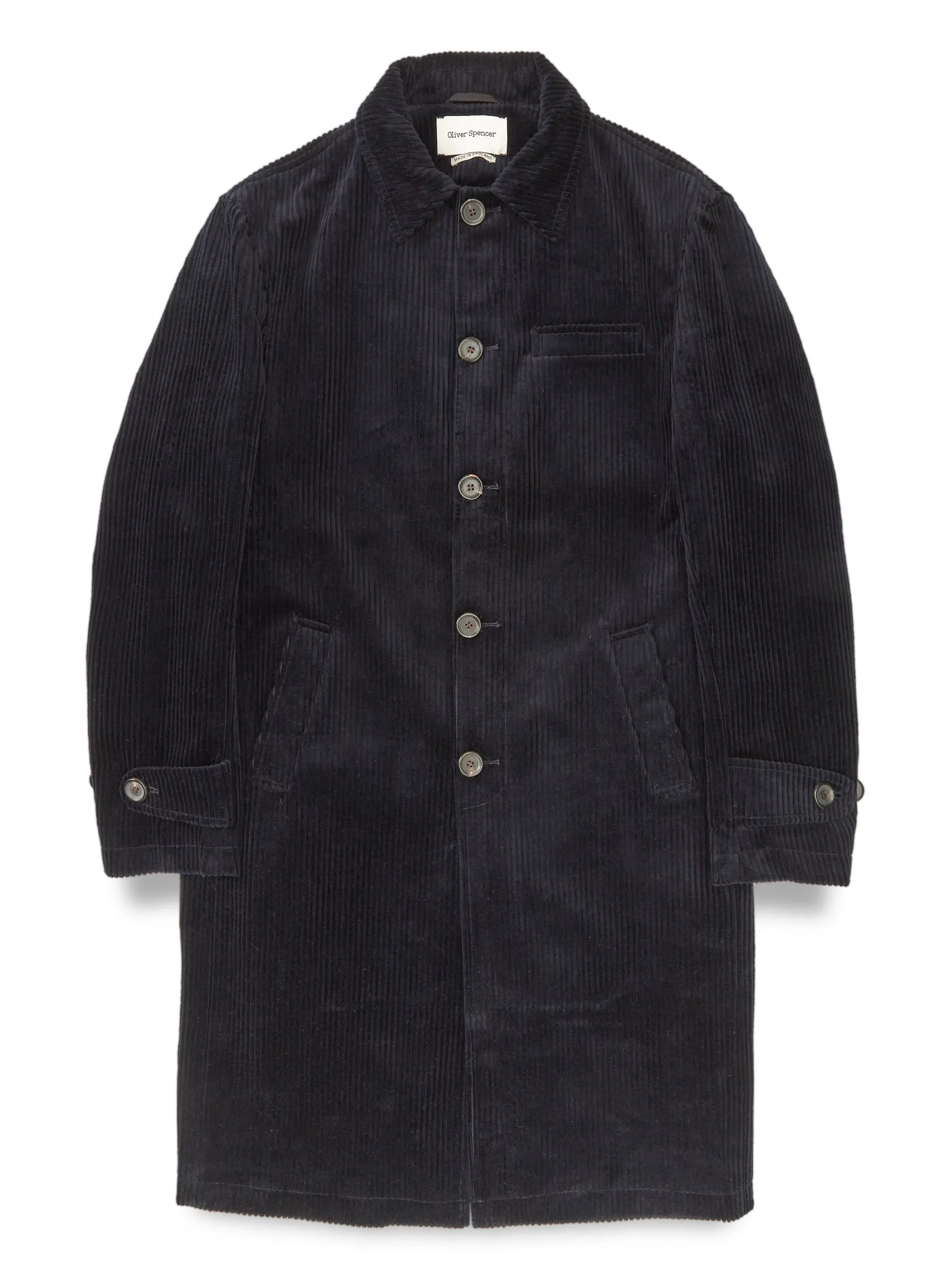 Grandpa Coat Melrose Cord Navy