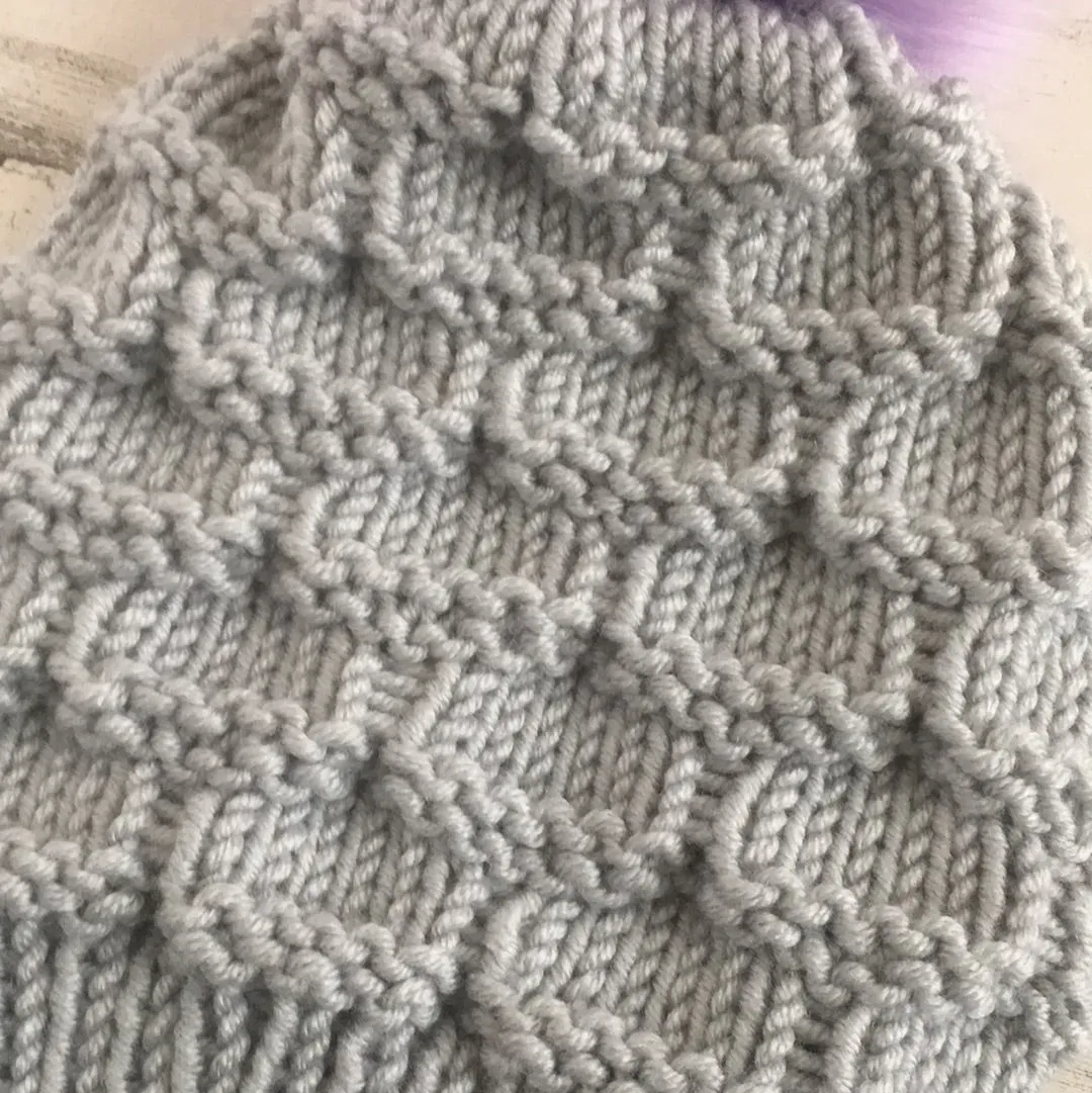 Gray Treble Beanie