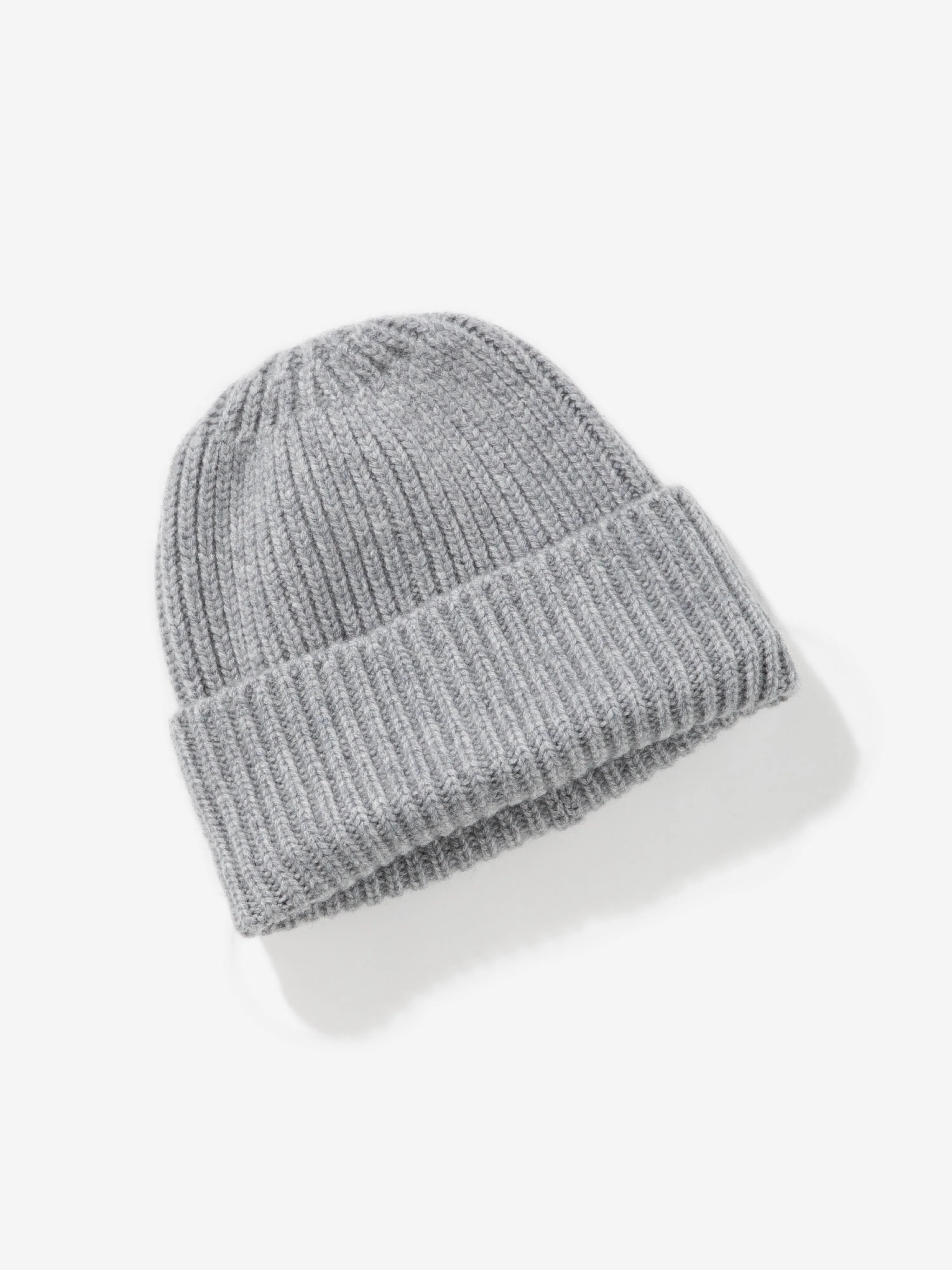 Grey Cashmere Beanie