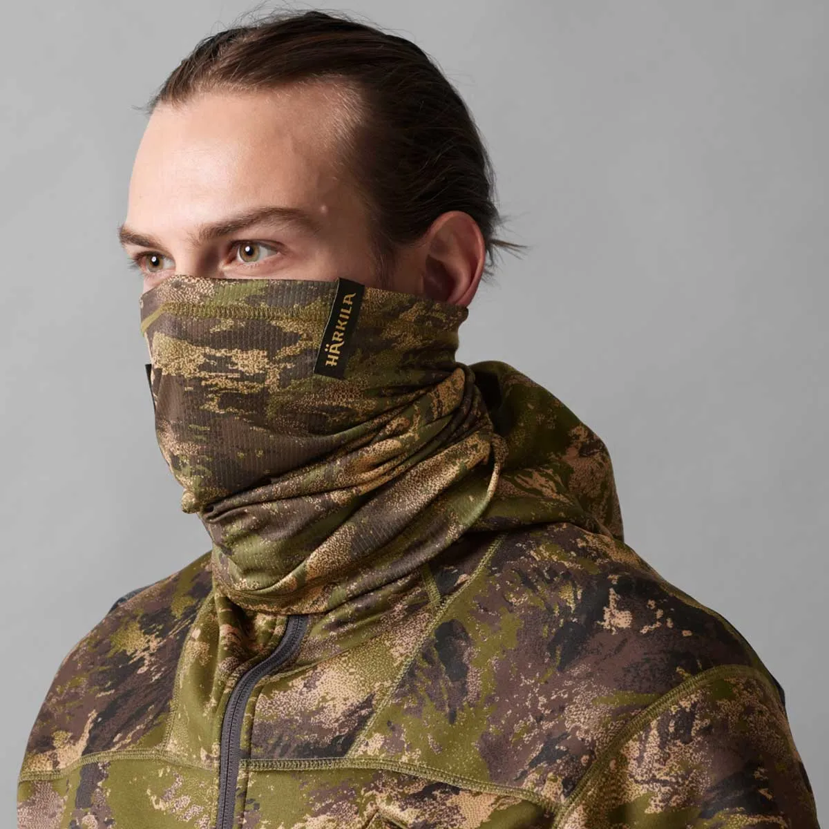 HARKILA Deer Stalker Camo Neck Gaiter - AXIS MSP Forest Green