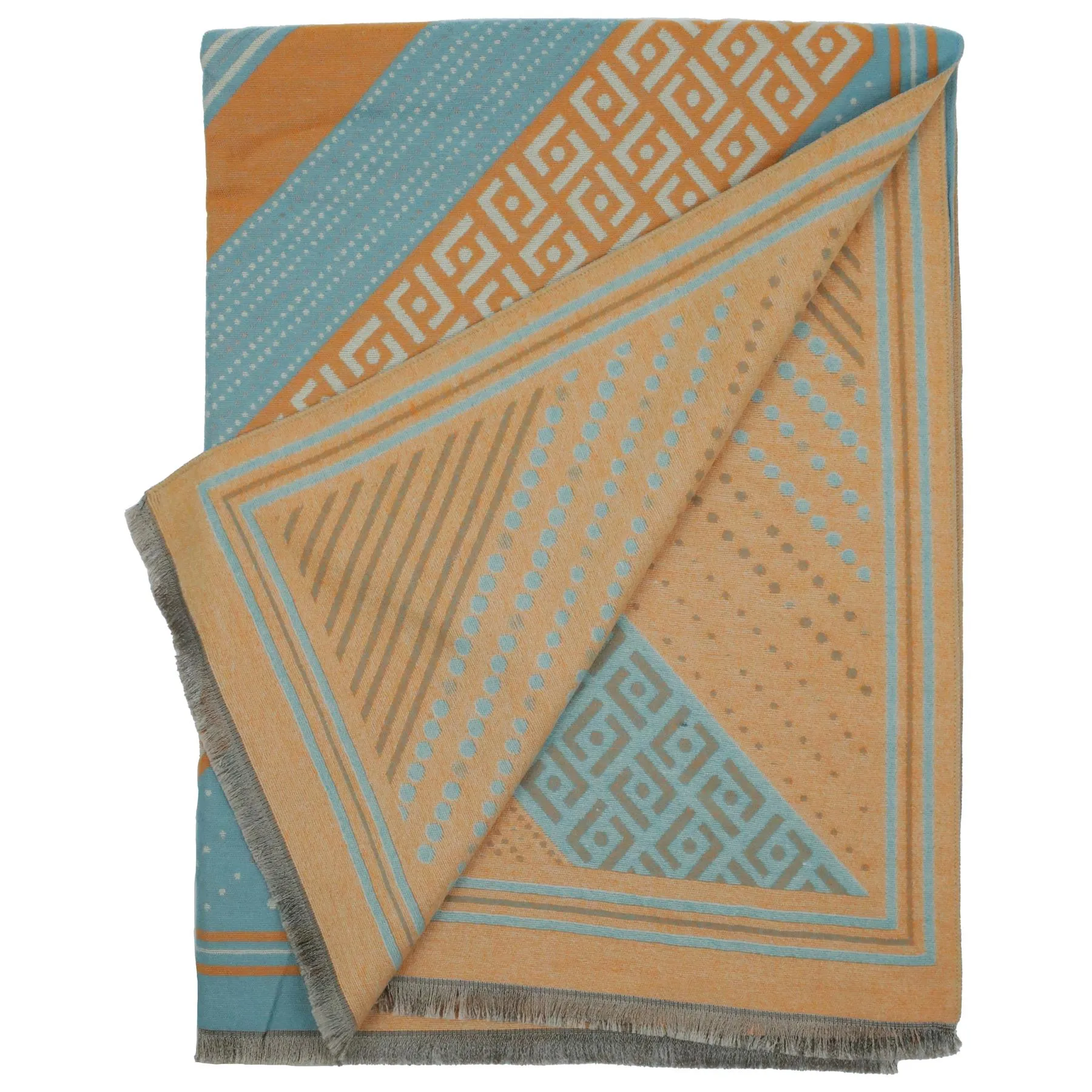 Heritage Warm Cashmere Pashmina Soft Feel Scarve - Aztec