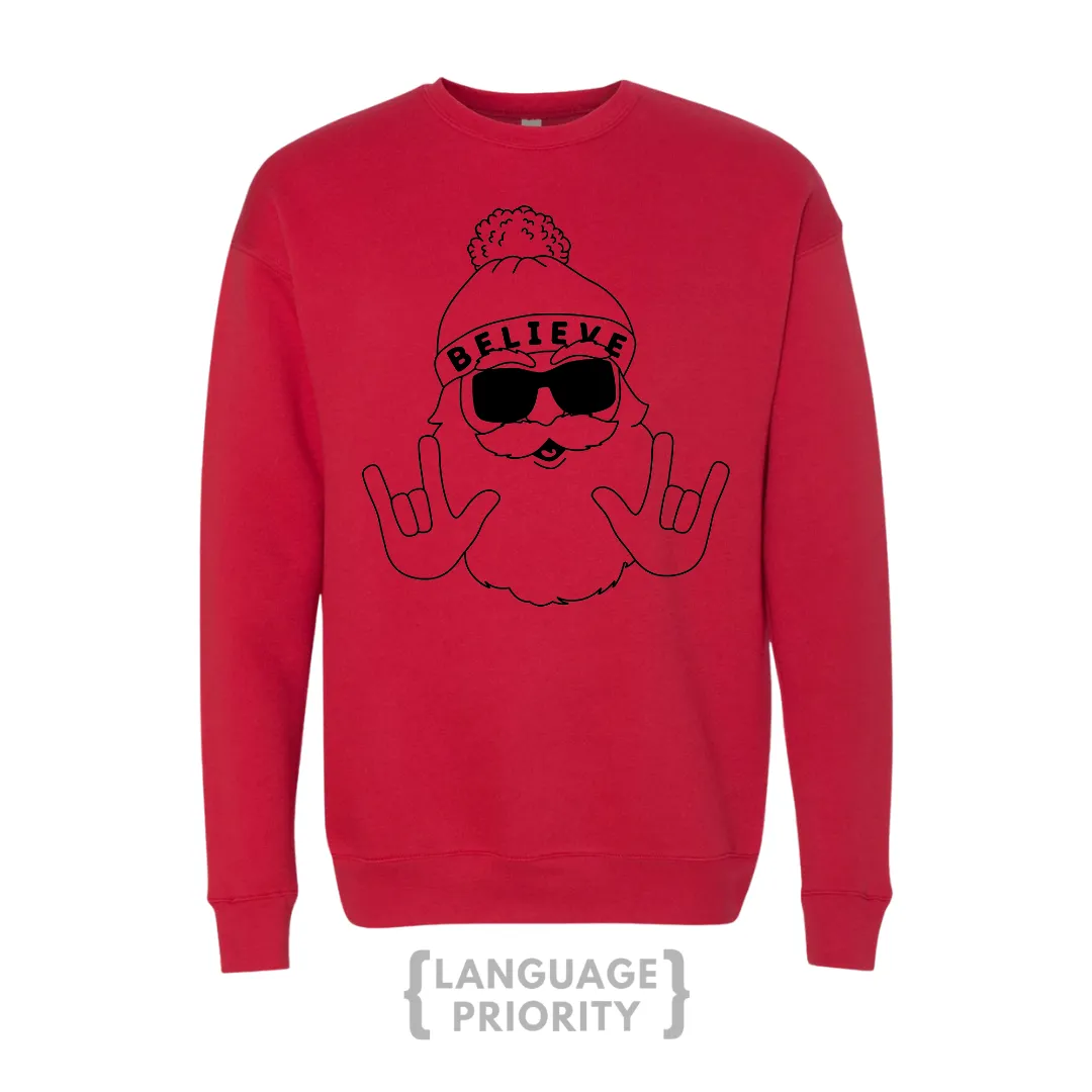 Hip Santa - Crew Neck (Adult)