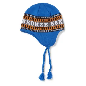 Huf x Bronze Flap Beanie Blue