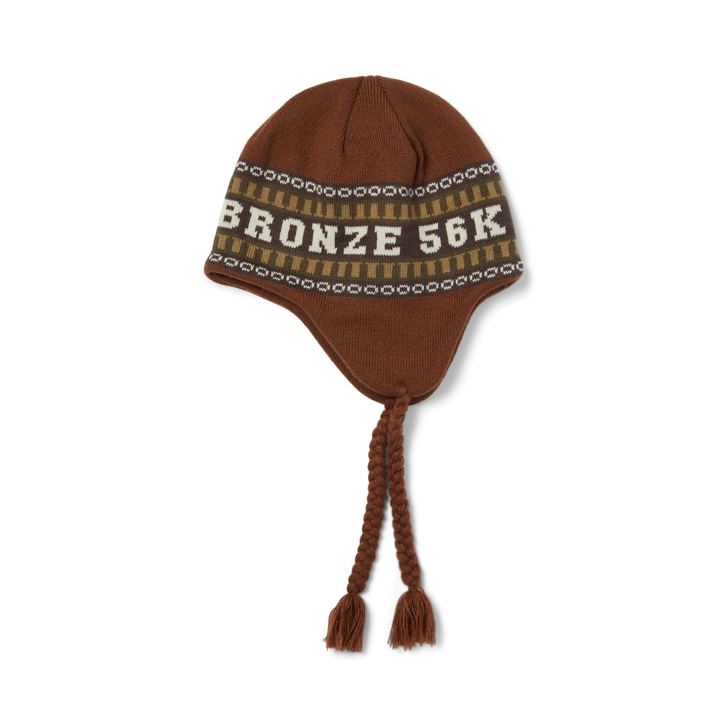 HUF X Bronze Flap Beanie - Brown