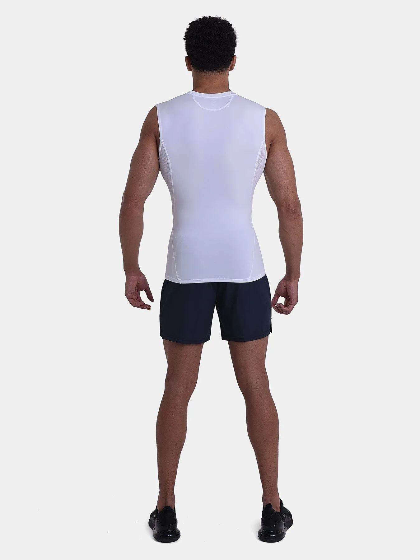 Hyperfusion Compression Base Layer Crew Neck Vest For Men