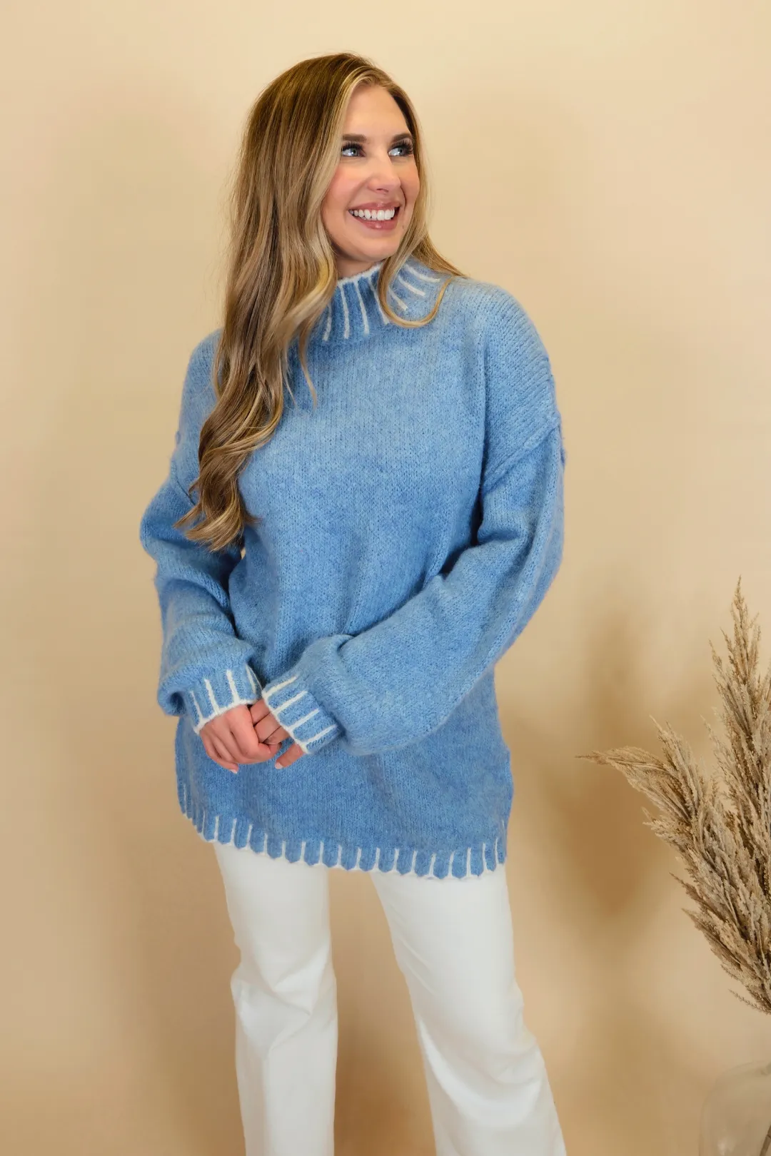 Kelsey Mock Neck Sweater