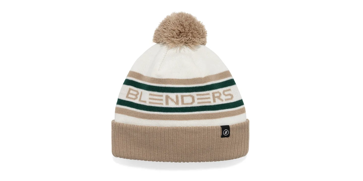 Khaki Pom Beanie