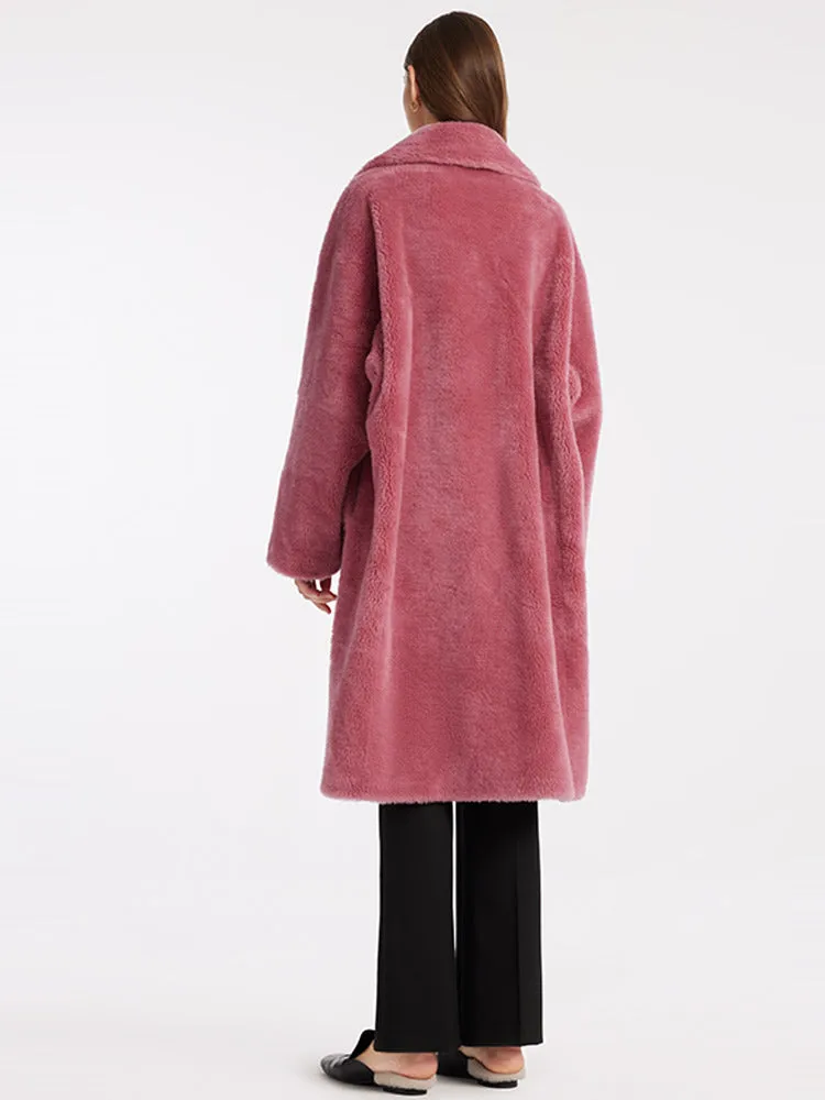 Lamb Wool Oversized Teddy Coat