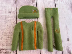 Lumberjack Set Elf ITH Sweater Pants Beanie