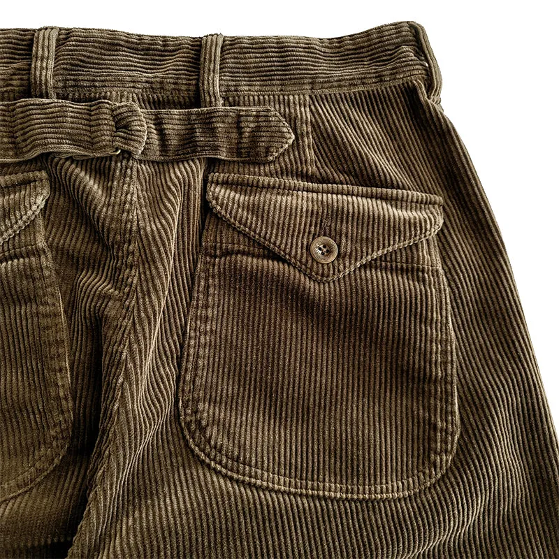 Men's Brown Corduroy Work Pants