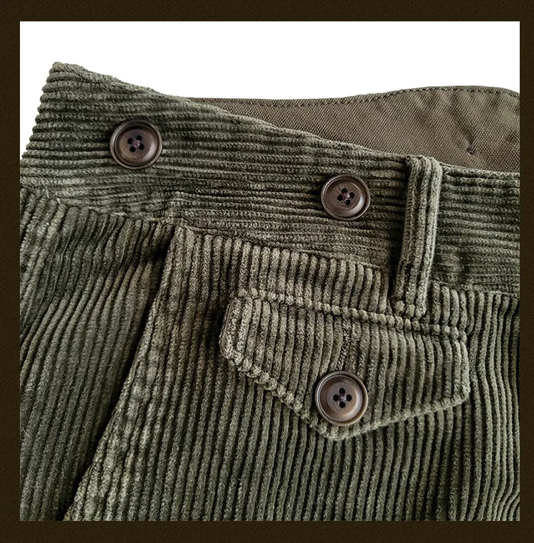 Men's Corduroy Straight  Pants