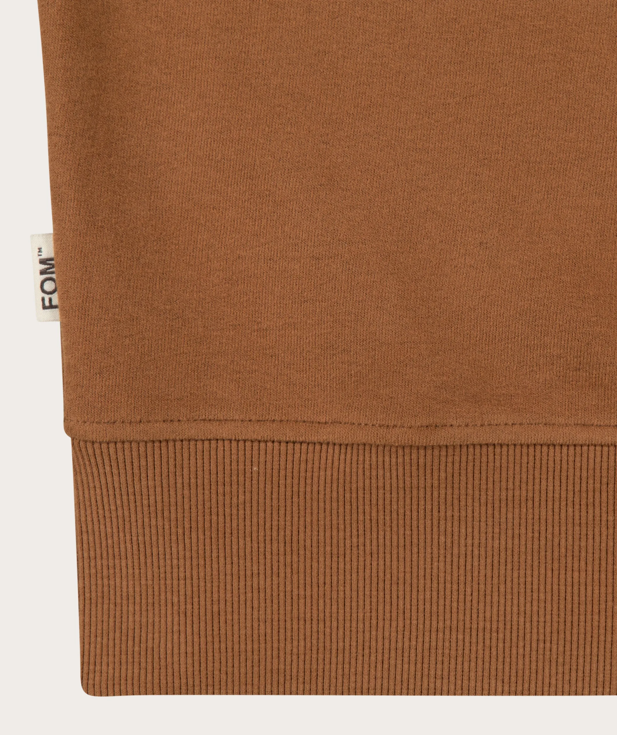 Mens Crew Neck Sweater - Caramel