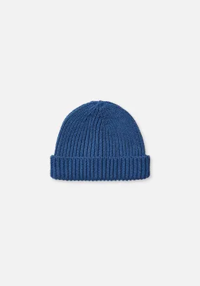 Miann & Co - Knit Fold Over Beanie - Moon Blue