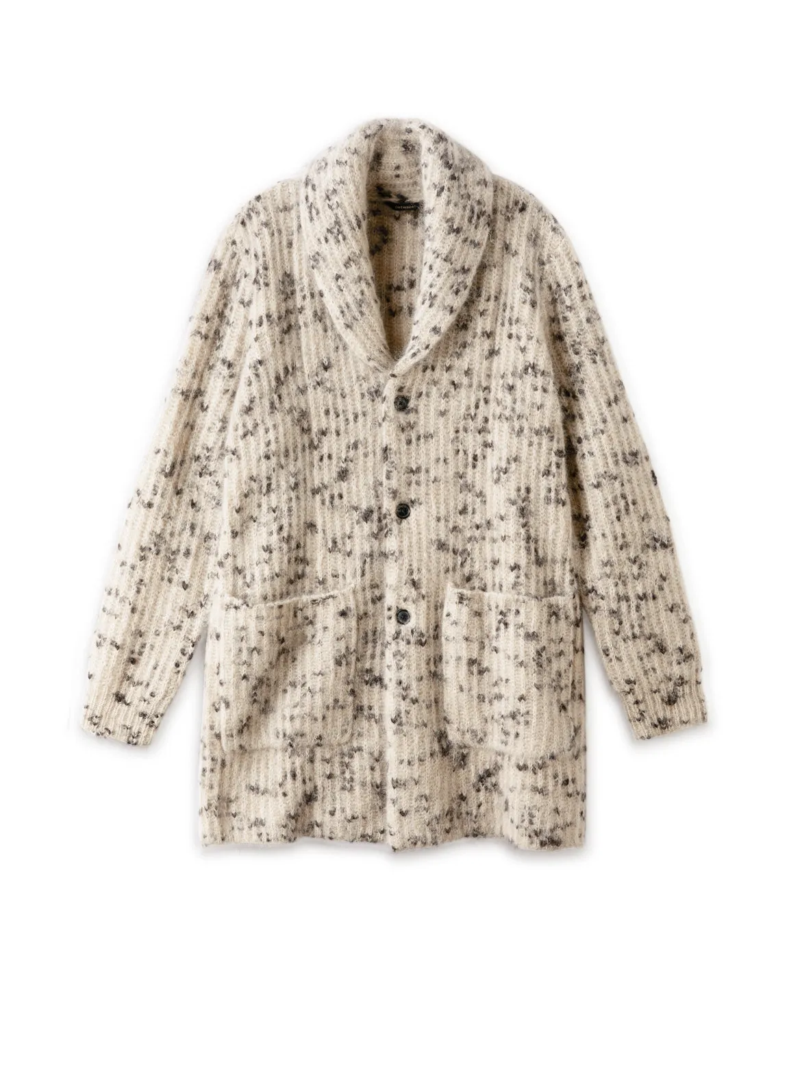 Mohair-Blend Sweater Coat