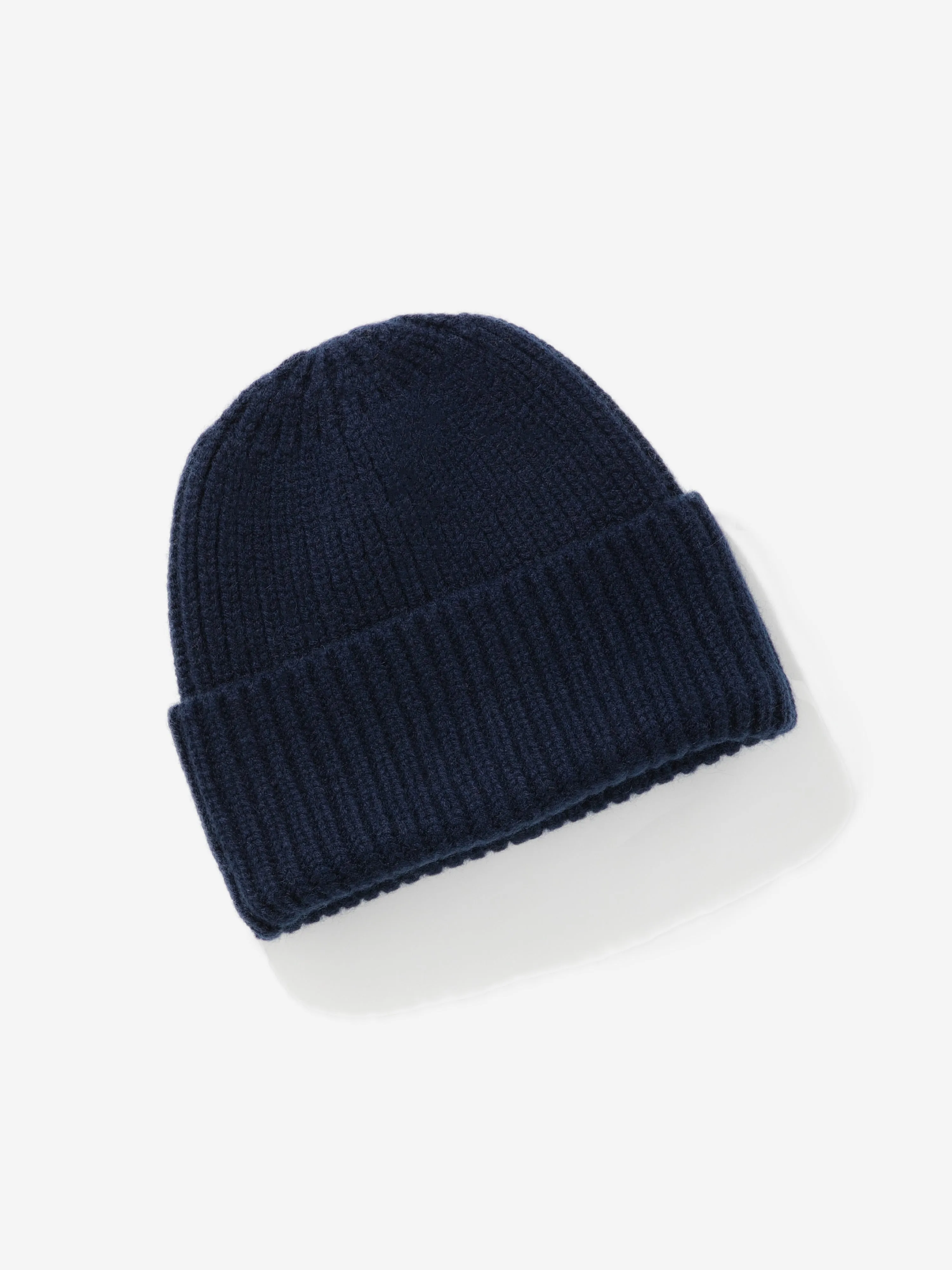 Navy Cashmere Beanie