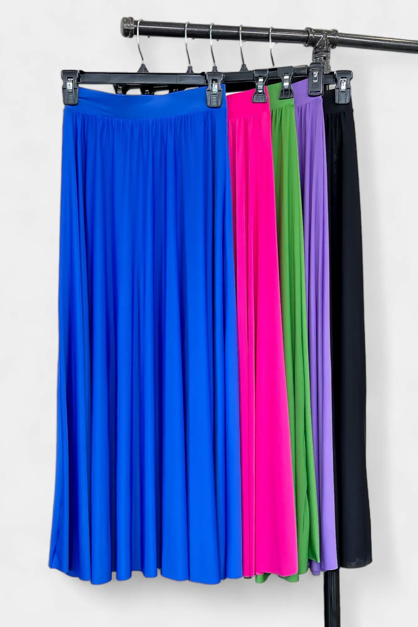 Pleated Maxi Skirt