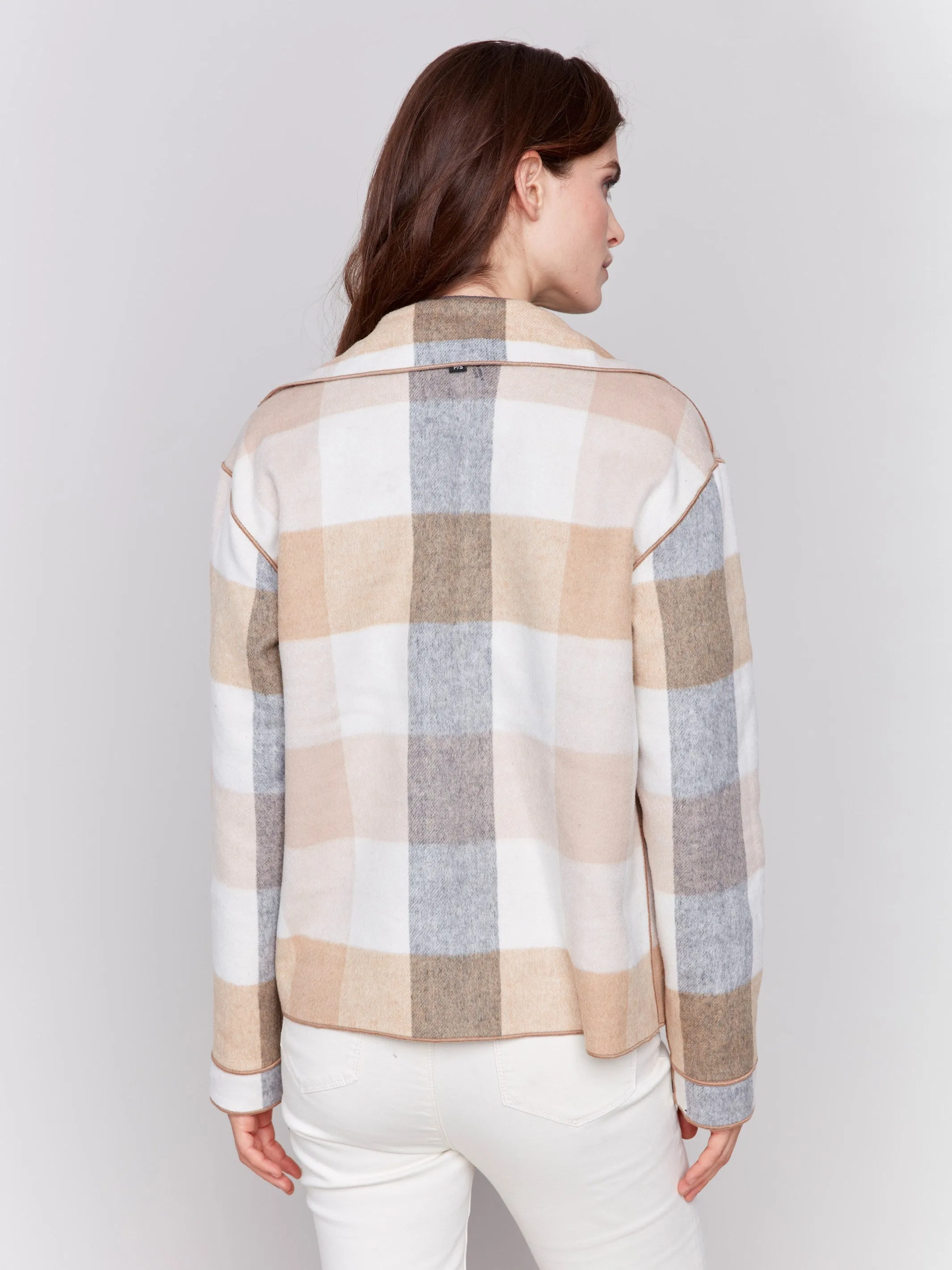 Reversible Plaid Jacket - Quartz