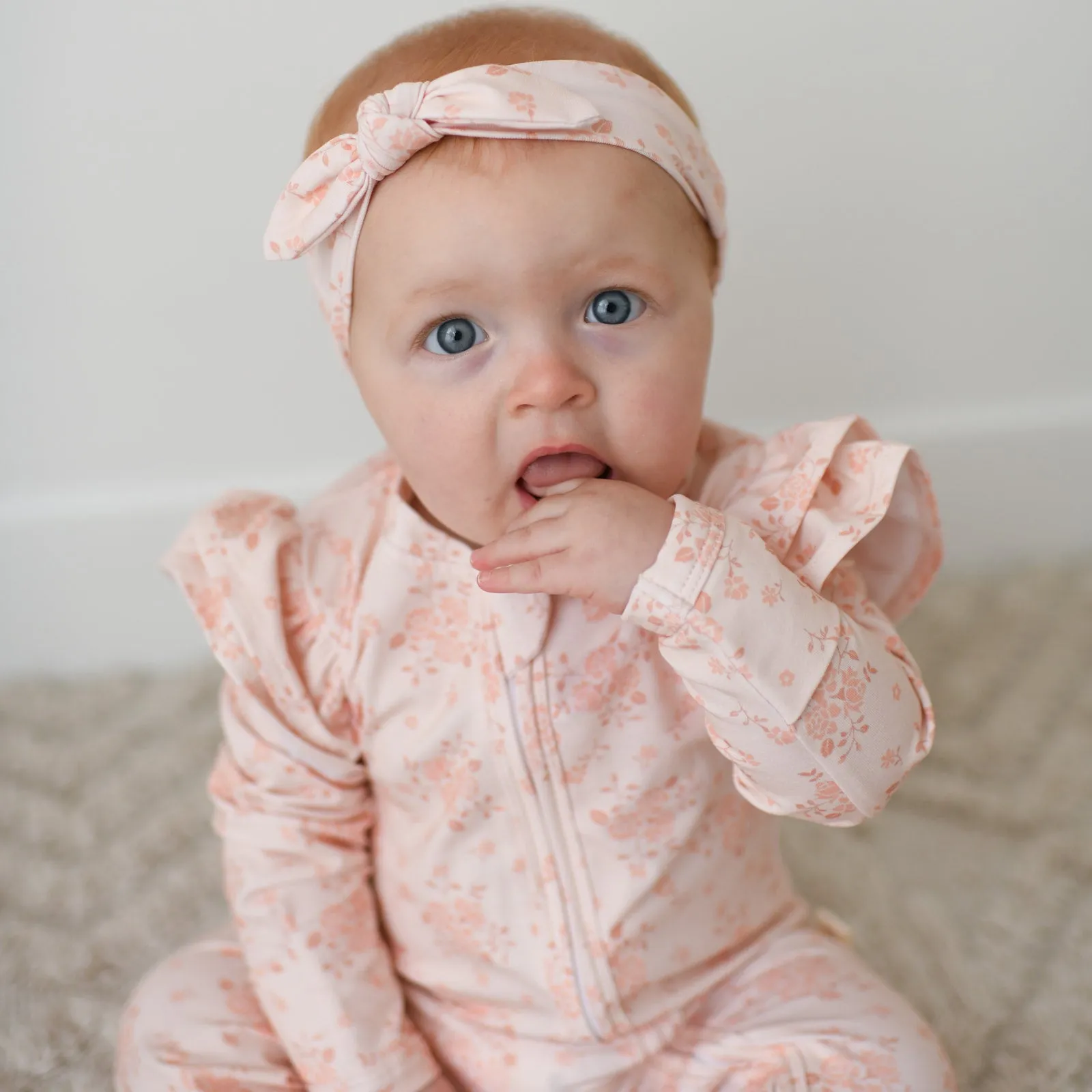 ROSALIE organic cotton flutter zipsuit